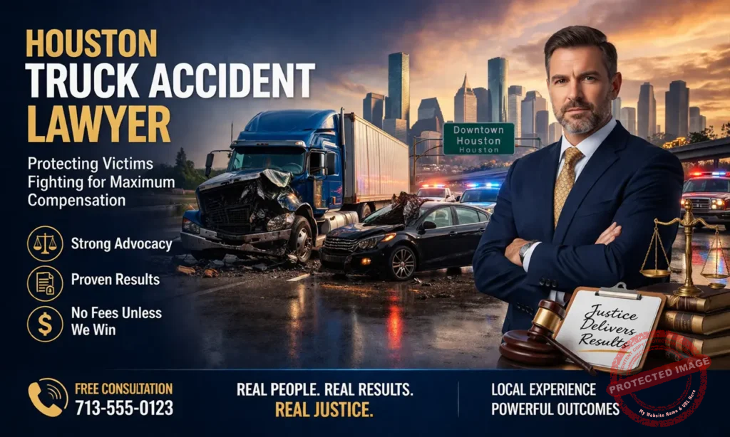 Houston truck accident lawyer helping victims after a serious truck crash