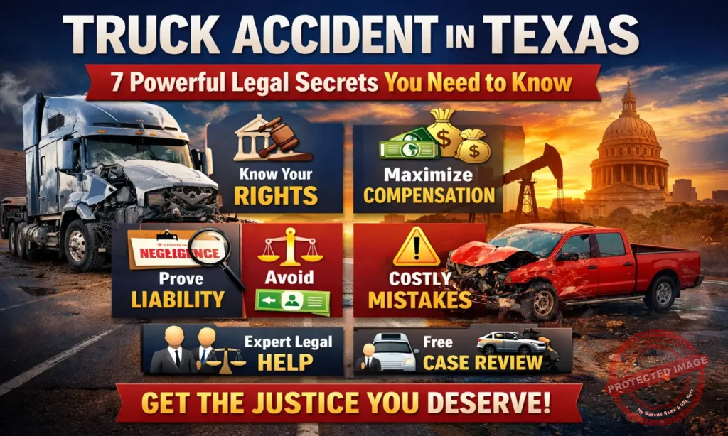 Truck accident in Texas involving 18 wheeler crash and legal claim consultation