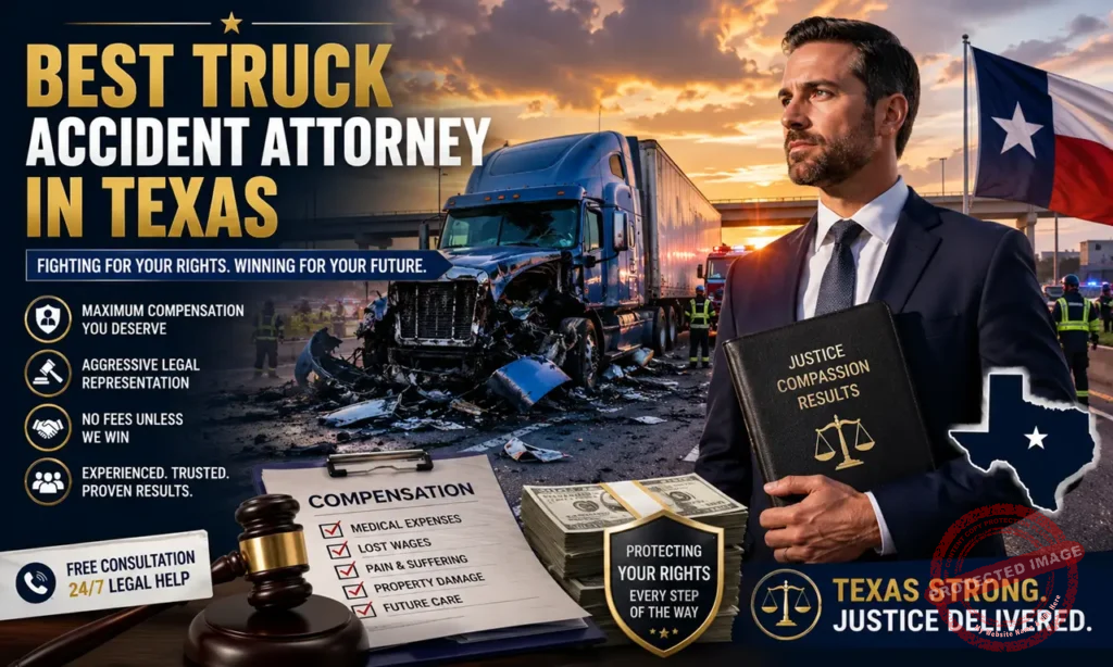 Best Truck Accident Attorney in Texas helping victims after highway crash