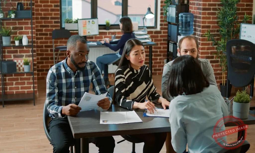 Employment Law attorney advising employee on workplace dispute and legal rights.