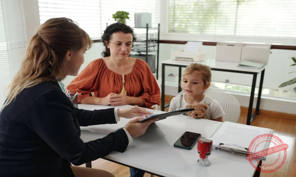 Adoption attorney discussing child adoption legal process