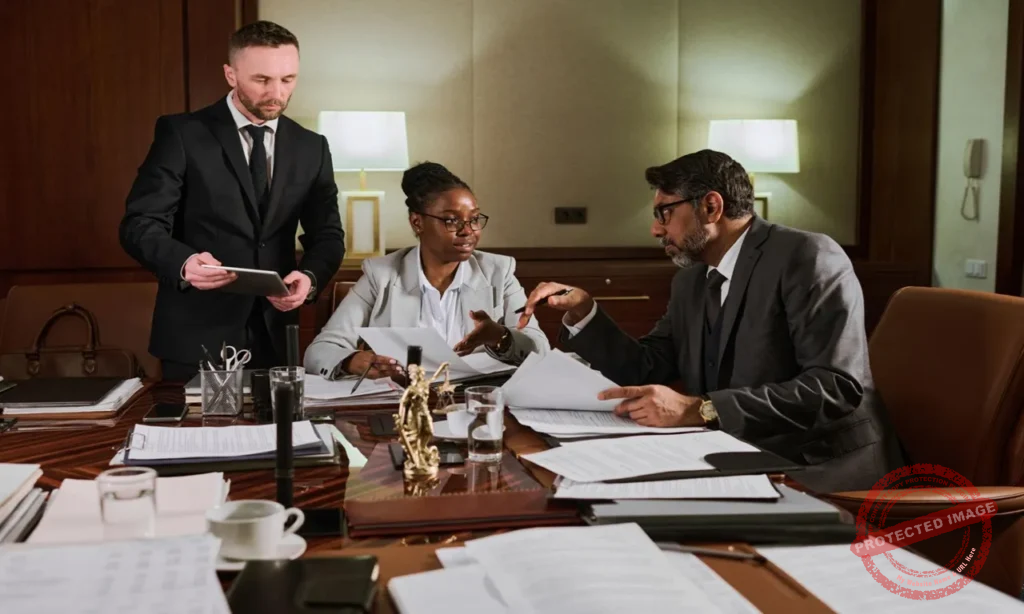 Severance agreement lawyer reviewing employee exit contract and negotiating fair compensation