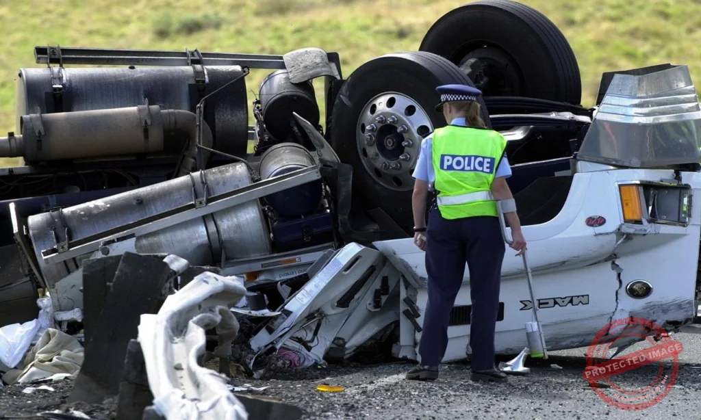Truck accident attorney discussing