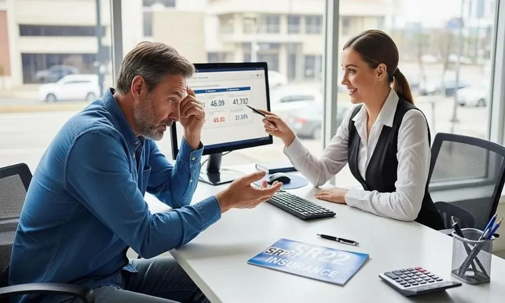 SR-22 car insurance quotes helping high-risk drivers compare affordable coverage, complete SR-22 filings, restore driving privileges, and maintain legal financial responsibility.